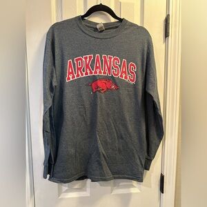 Unisex Arkansas Razorbacks Long Sleeve Tee